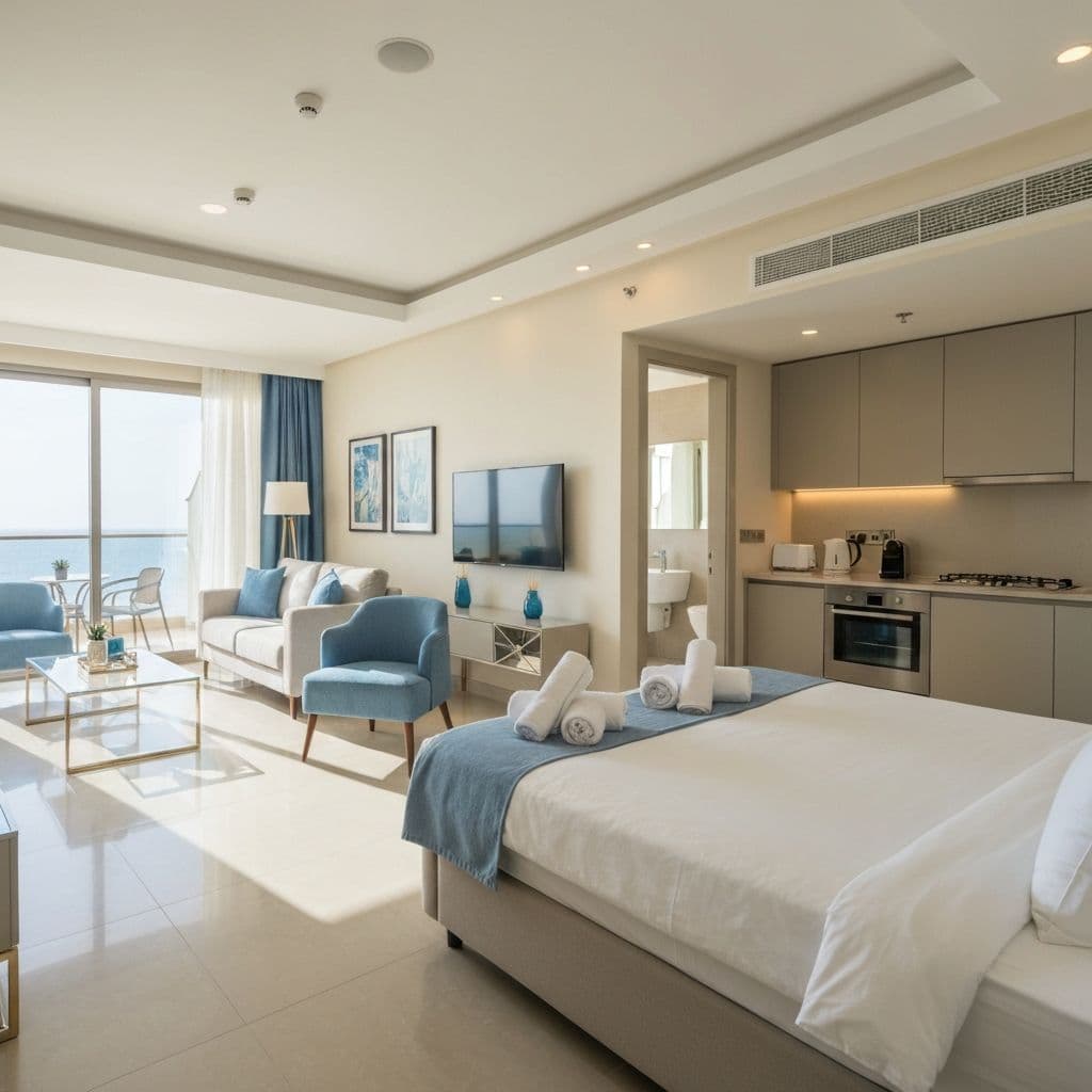 Interior of modern rental-ready apartment in Hurghada - maximizing Egypt property investment income